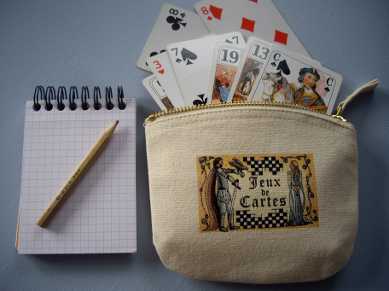 pochette rangement jeux de carte